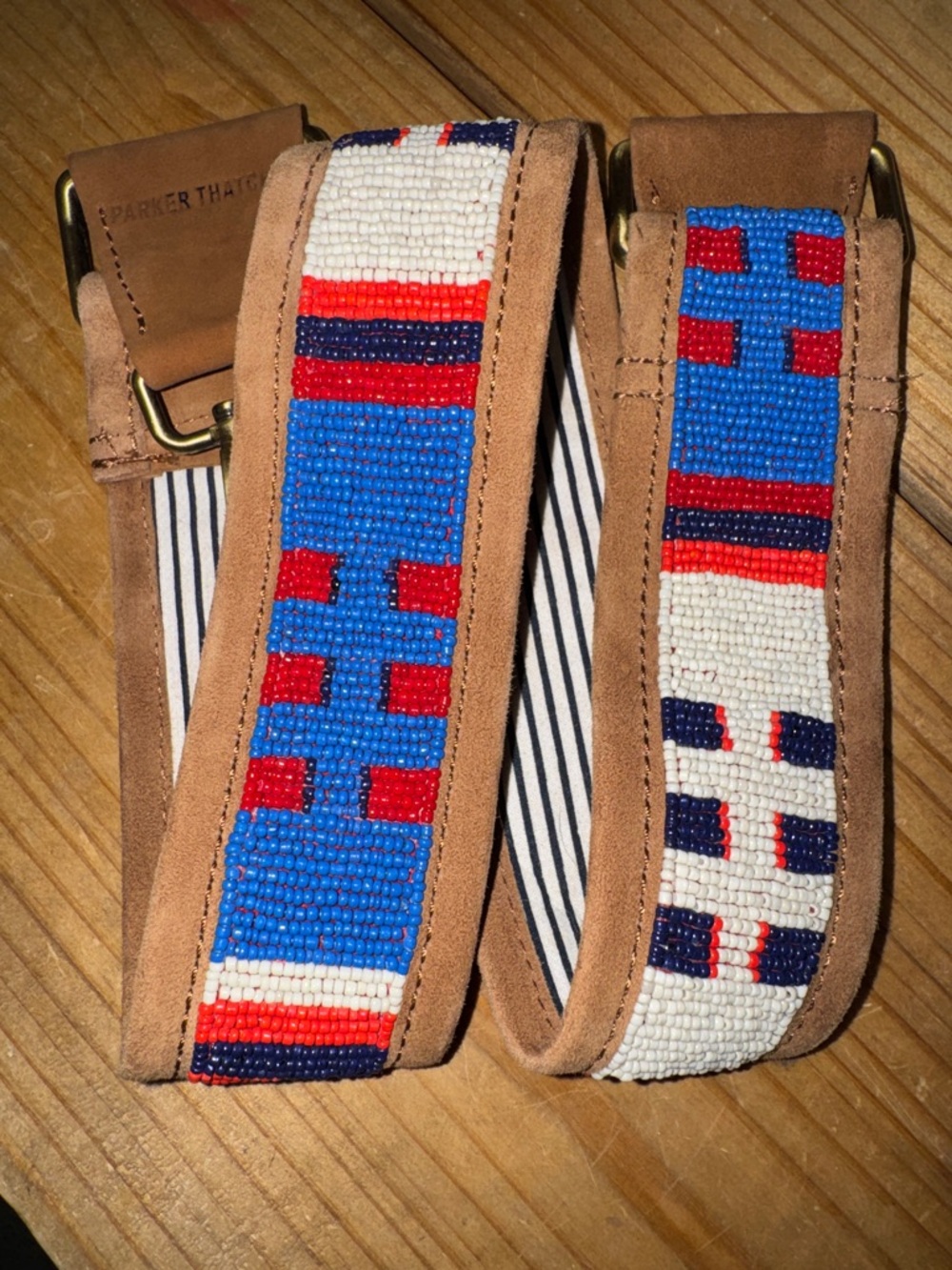 Parker Thatch Beaded Shoulder Strap